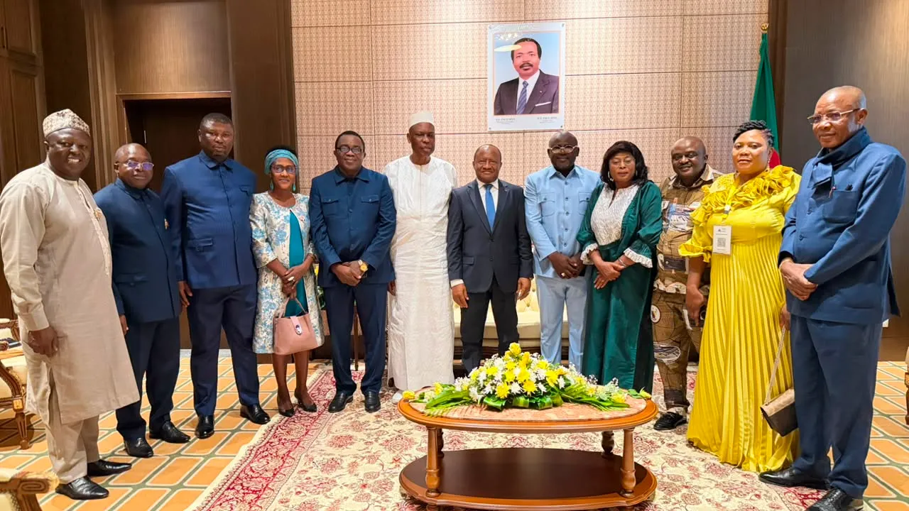 HIGH-LEVEL COURTESY AUDIENCE - North West MPs Reaffirm Their Loyalty to Speaker Datouo Théodore
